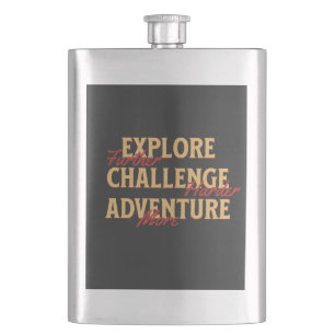 Erforschen Sie Motivierend Infos zu Challenge Adve Flachmann