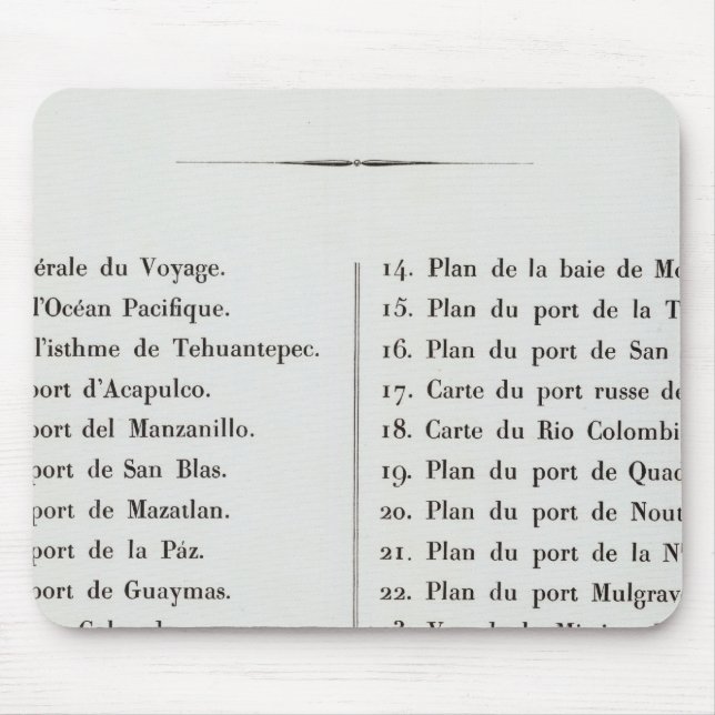 Erforschung von Oregon Mousepad (Vorne)