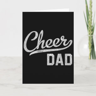 Erfreue Papa Stolz Cheerleading-Vater-Geschenk Kle Karte