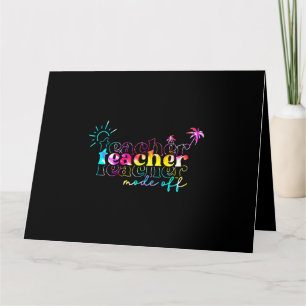 Erfreulicher Lehrermodus am letzten Schulsommer B Karte