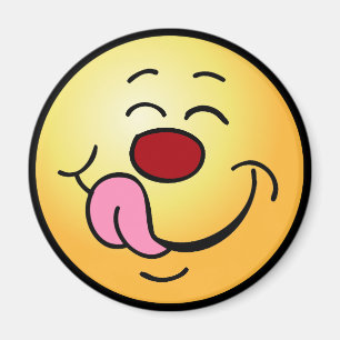 Erfreutes Gesicht Grumpey Magnet