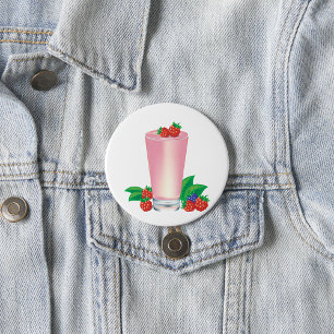 Erfrischend Berry Smoothie Pink Drink Button