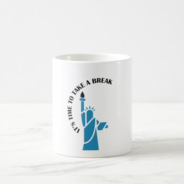 Erfrischend cooles und unterhaltsames Design Kaffeetasse (Mittel)