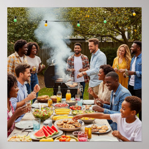 Erfrischende Cookout-Getränke Poster