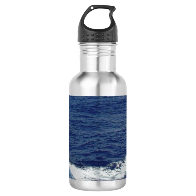 Erfrischende Meereswellen Trinkflasche (Vorderseite)