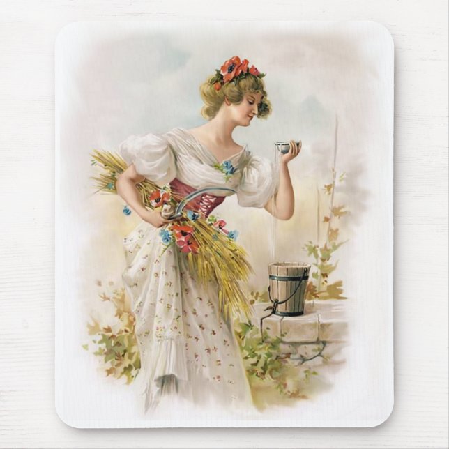 Erfrischender Moment Mousepad (Vorne)