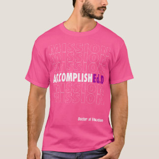 Erfüllter Arzt für Bildung - Lila T-Shirt