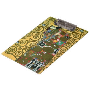 Erfüllung aka Der Kuss von Gustav Klimt Klemmbrett