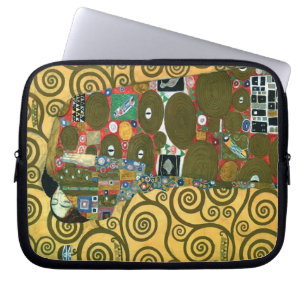 Erfüllung alias die Umarmung durch Gustav Klimt Laptopschutzhülle