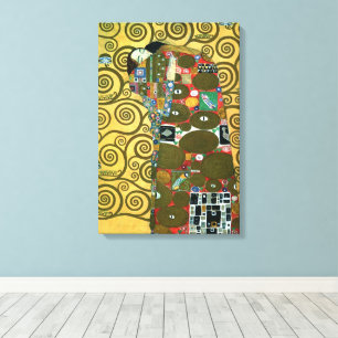 Erfüllung alias The Embrace von Gustav Klimt Leinwanddruck