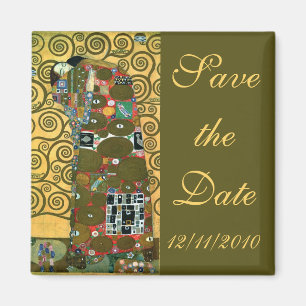 Erfüllung (Die Umarmung) von Gustav Klimt Hochzeit Magnet