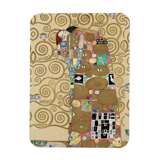 Erfüllung, Gustav Klimt Magnet (Vertikal)