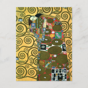 Erfüllung (The Embrace) von Gustav Klimt Wedding Ankündigungspostkarte