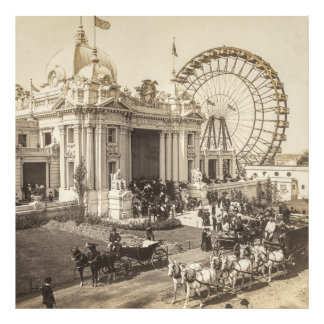 Erfunden von George Ferris Wheel Fotodruck