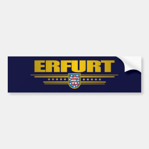 Erfurt Autoaufkleber