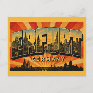 Erfurt Deutschland Kathedrale Postkarte