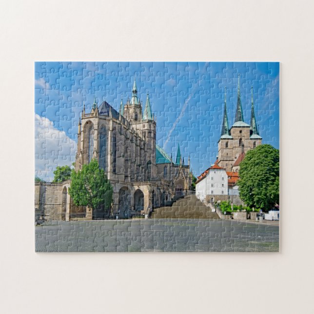 Erfurter Dom Deutschland. (Horizontal)