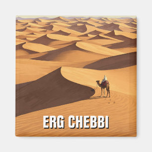 Erg Chebbi Merzouga Marokko Reise Magnet