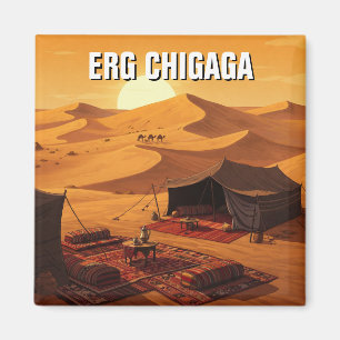 Erg Chigaga Marokko Reise Magnet