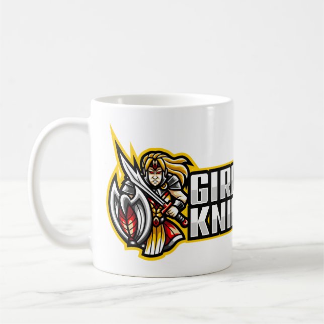 Ergebene Krieger Kaffeetasse (Links)