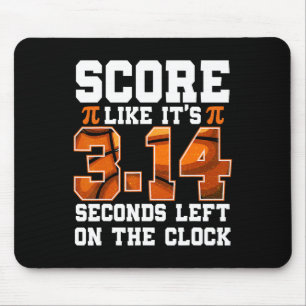 Ergebnis wie 3.14 Links Pi-Day-Lehrer Basketba Mousepad