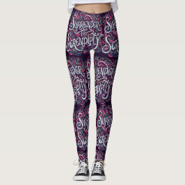 Ergib dich der Serendipität Leggings