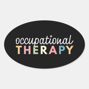 Ergotherapie COTA Therapeut Ovaler Aufkleber