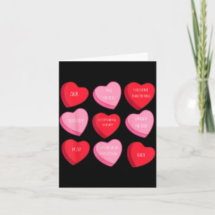 Ergotherapie Herz Candy Valentinstag Ot  Karte