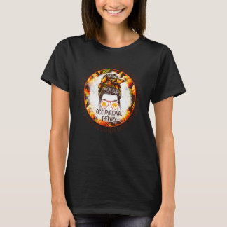 Ergotherapie-Therapeut Unordentlicher Dutt OT Herb T-Shirt