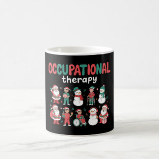 Ergotherapie Weihnachten Santa Schneemann OT Kaffeetasse