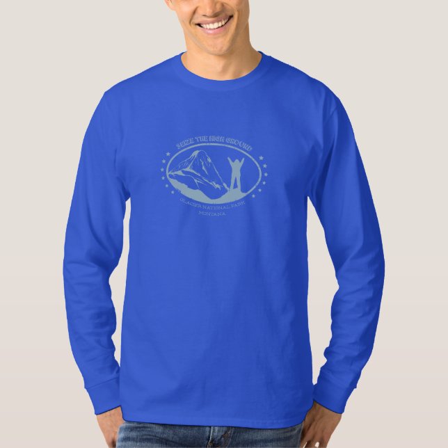 Ergreifen Sie den hohen Boden - Glacier T-Shirt (Vorderseite)