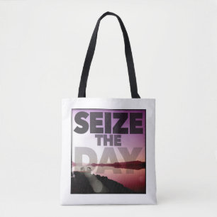 Ergreifen Sie den Tag Tasche