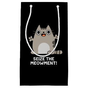 Ergreifen Sie die unterm-ment positive Katzenpuppe Kleine Geschenktüte
