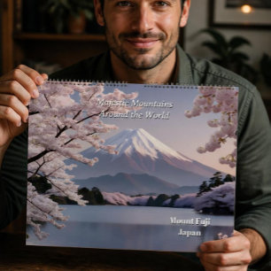 Erhabene Berge auf der ganzen Welt Kalender