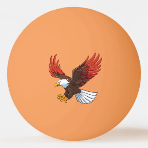 Erhabener Adler im Flug Tischtennisball