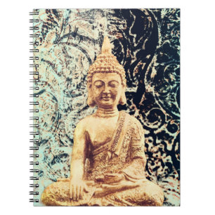 Erhabener Buddha Eleganter Zen-Erleuchtung Notizblock