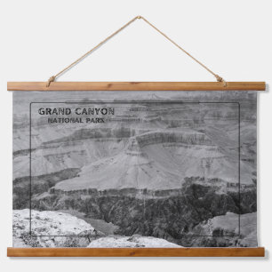 Erhabener Grand Canyon Nationalpark Wandteppich Mit Holzrahmen