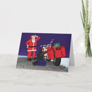 Erhalten auf der Nizza Liste Feiertagskarte