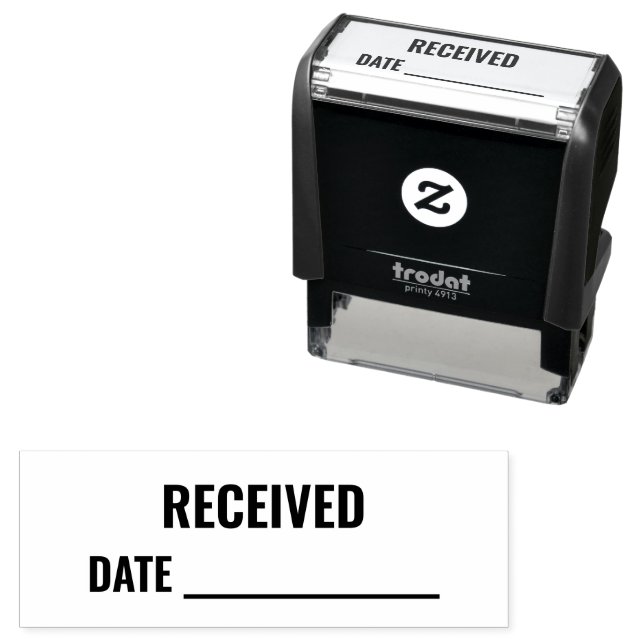 ERHALTEN | Datum  Permastempel (Beispiel)