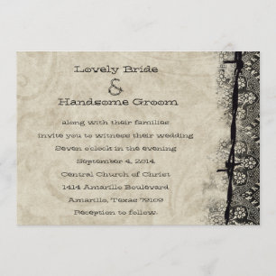 Erhalten der Hitched altes Einladung