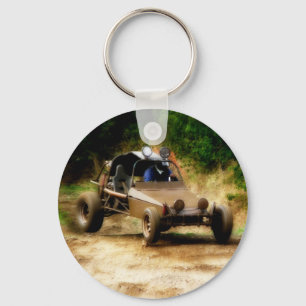 Erhalten der Luft in einer Dünen-Buggy Schlüsselanhänger