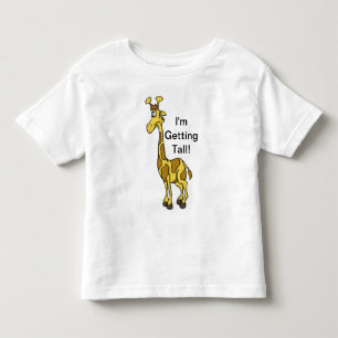 Erhalten des hohen Giraffen-T-Shirts Kleinkind T-shirt