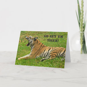 Erhalten gehen ihnen Tiger! Karte