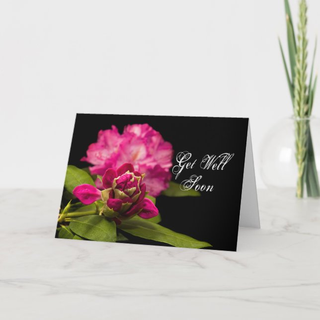 ERHALTEN Sie BRUNNEN-BALD - RHODODENDREN auf Karte (Vorderseite)