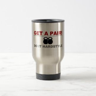 Erhalten Sie ein Paar! Tun Sie es Hardstyle. Reisebecher