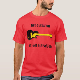 Erhalten Sie einen Haarschnitt und erhalten Sie T-Shirt