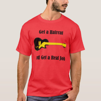 Erhalten Sie einen Haarschnitt und erhalten Sie T-Shirt