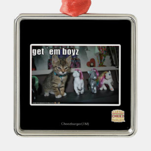 Erhalten Sie EM boyz Silbernes Ornament