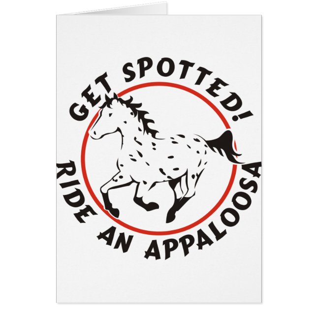 Erhalten Sie gepunkteten LeopardAppaloosa (Vorne)
