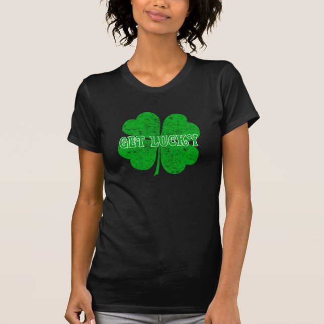 Erhalten Sie glückliches Shirt 2 (Vorderseite)